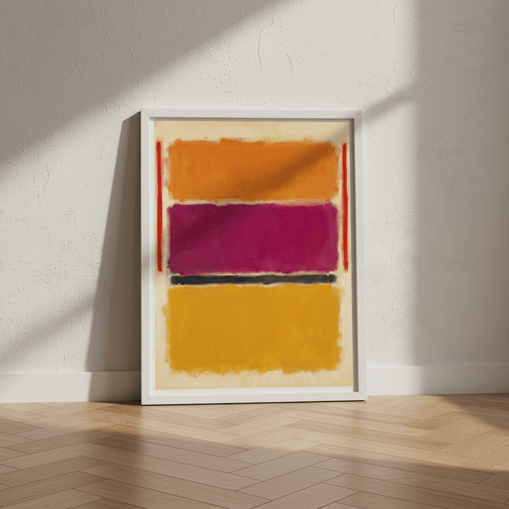 Licorice Allsorts III Mark Rothko Inspired Abstract Art wall - art - picture - poster