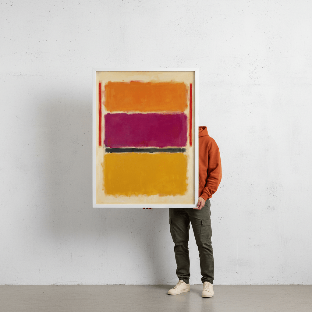 Licorice Allsorts III Mark Rothko Inspired Abstract Art wall - art - picture - poster