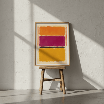 Licorice Allsorts III Mark Rothko Inspired Abstract Art wall - art - picture - poster