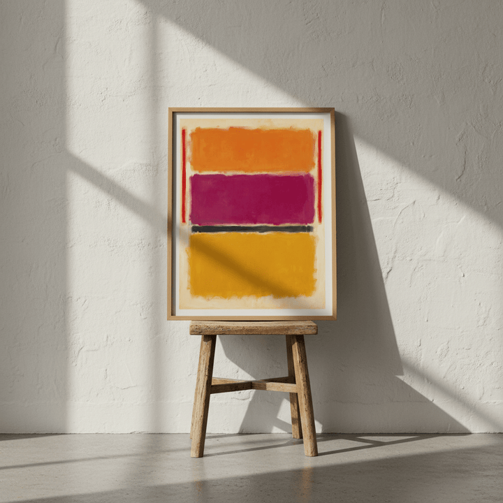 Licorice Allsorts III Mark Rothko Inspired Abstract Art wall - art - picture - poster