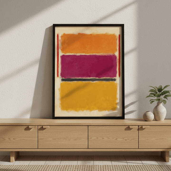 Licorice Allsorts III Mark Rothko Inspired Abstract Art wall - art - picture - poster