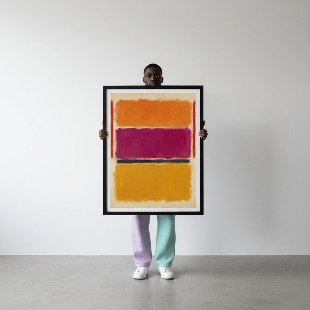 Licorice Allsorts III Mark Rothko Inspired Abstract Art wall - art - picture - poster