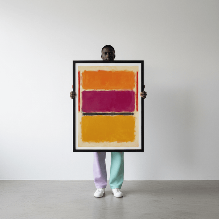 Licorice Allsorts III Mark Rothko Inspired Abstract Art wall - art - picture - poster