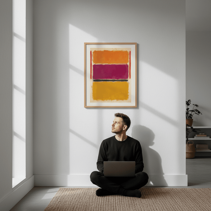 Licorice Allsorts III Mark Rothko Inspired Abstract Art wall - art - picture - poster