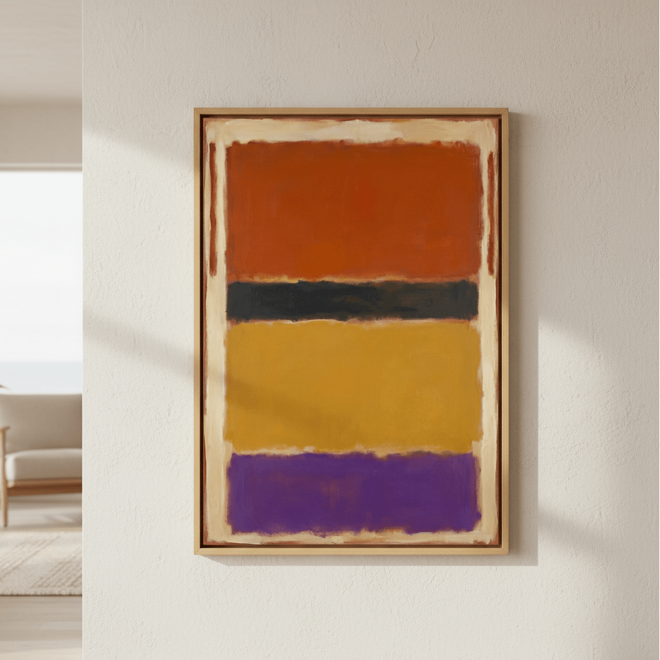 Licorice Allsorts Mark Rothko Inspired Abstract Art wall - art - picture - poster