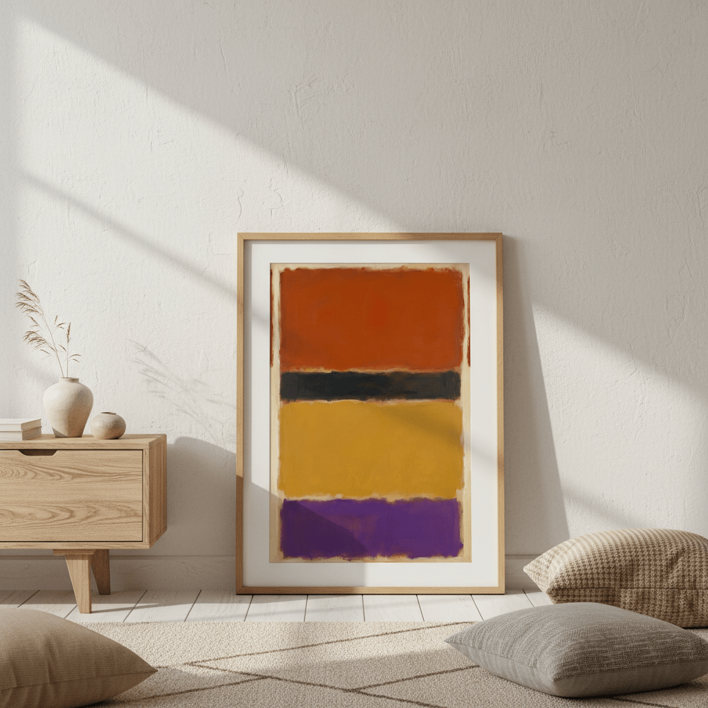 Licorice Allsorts Mark Rothko Inspired Abstract Art wall - art - picture - poster