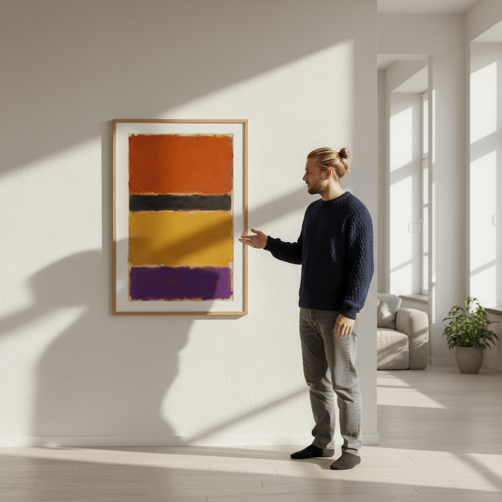 Licorice Allsorts Mark Rothko Inspired Abstract Art wall - art - picture - poster
