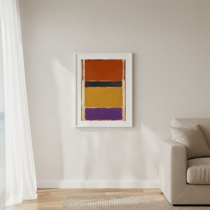 Licorice Allsorts Mark Rothko Inspired Abstract Art wall - art - picture - poster