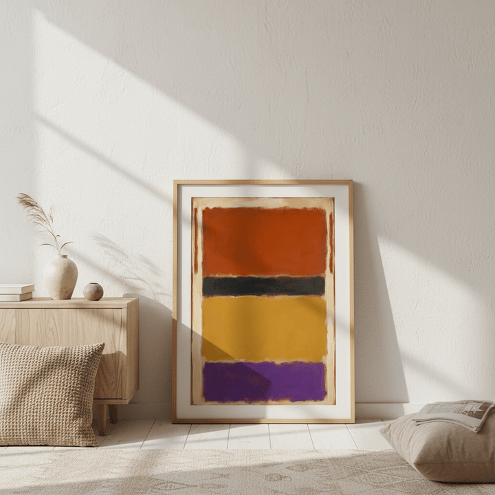 Licorice Allsorts Mark Rothko Inspired Abstract Art wall - art - picture - poster