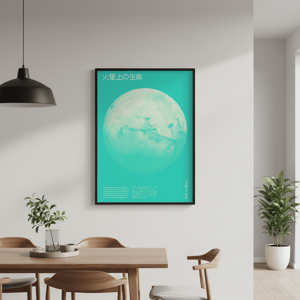 Life on Mars - Futuristic Japan by Florent Bodart wall - art - picture - poster