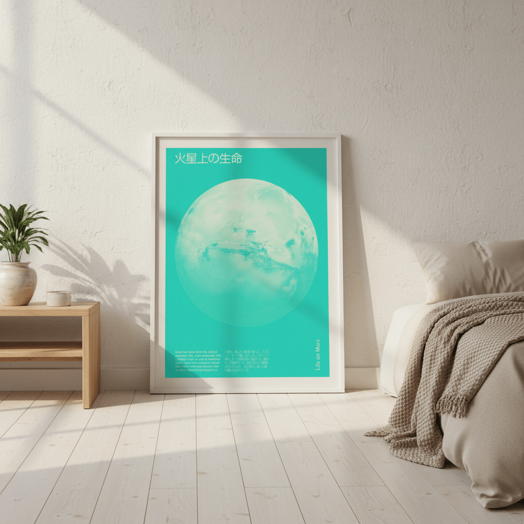 Life on Mars - Futuristic Japan by Florent Bodart wall - art - picture - poster