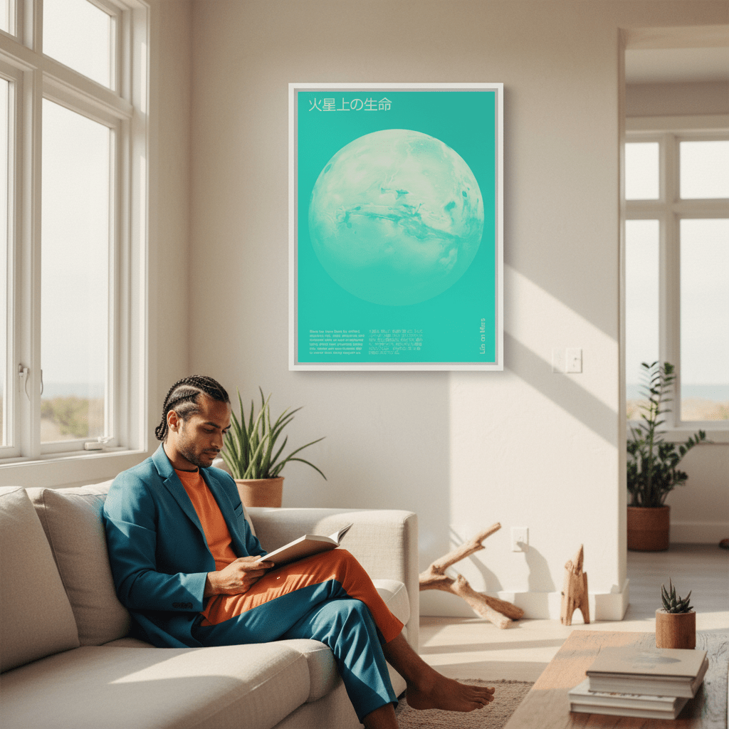 Life on Mars - Futuristic Japan by Florent Bodart wall - art - picture - poster