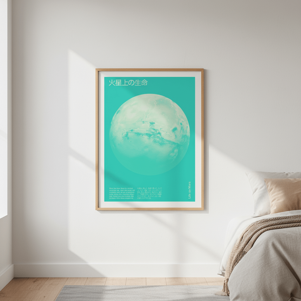 Life on Mars - Futuristic Japan by Florent Bodart wall - art - picture - poster