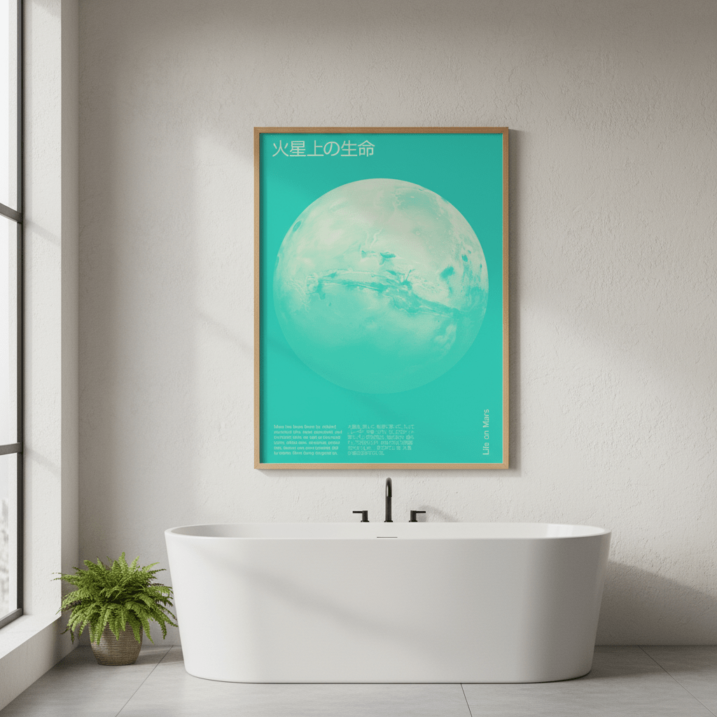 Life on Mars - Futuristic Japan by Florent Bodart wall - art - picture - poster