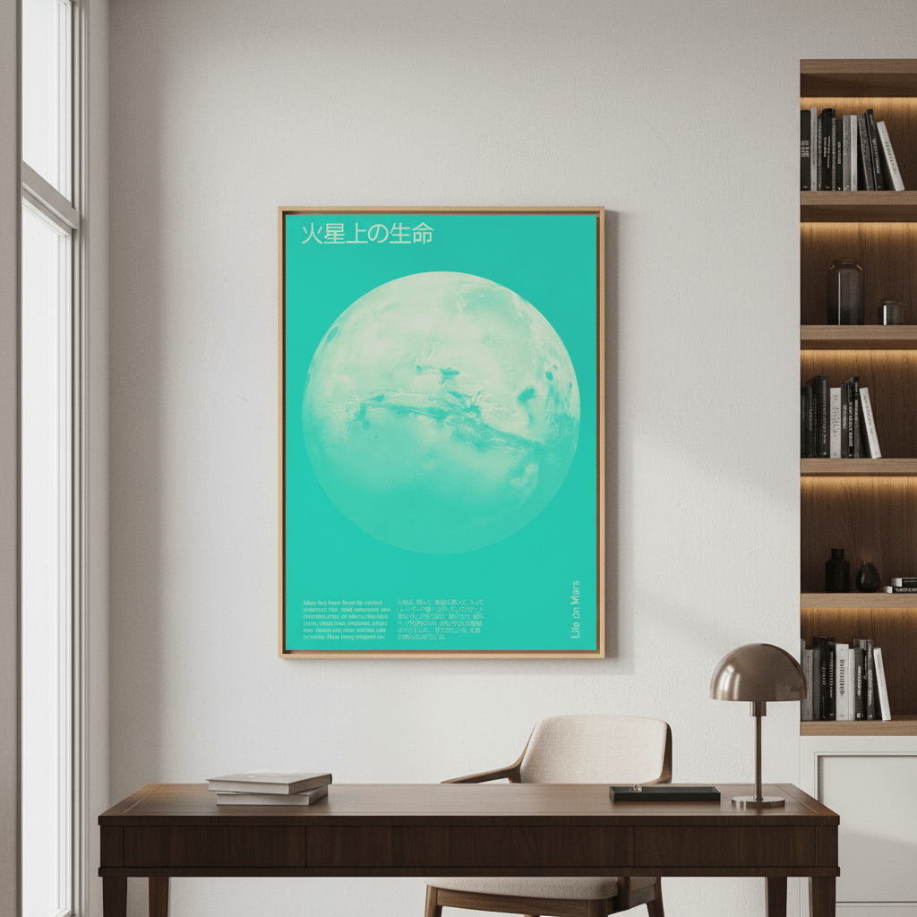 Life on Mars - Futuristic Japan by Florent Bodart wall - art - picture - poster