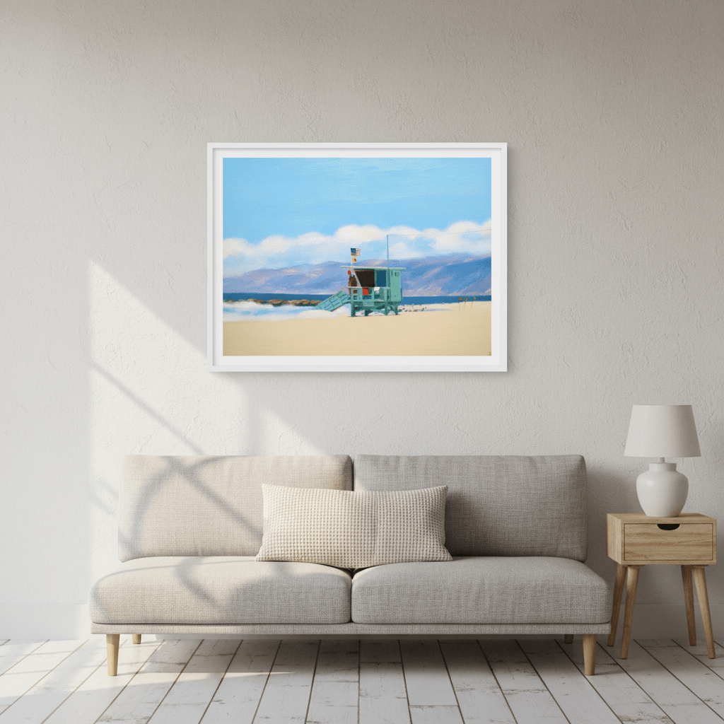 Lifeguard Tower Venice Beach by Ieva Baklane wall - art - picture - poster