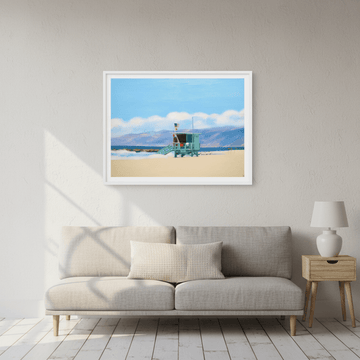 Lifeguard Tower Venice Beach by Ieva Baklane wall - art - picture - poster