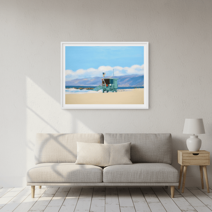Lifeguard Tower Venice Beach by Ieva Baklane wall - art - picture - poster