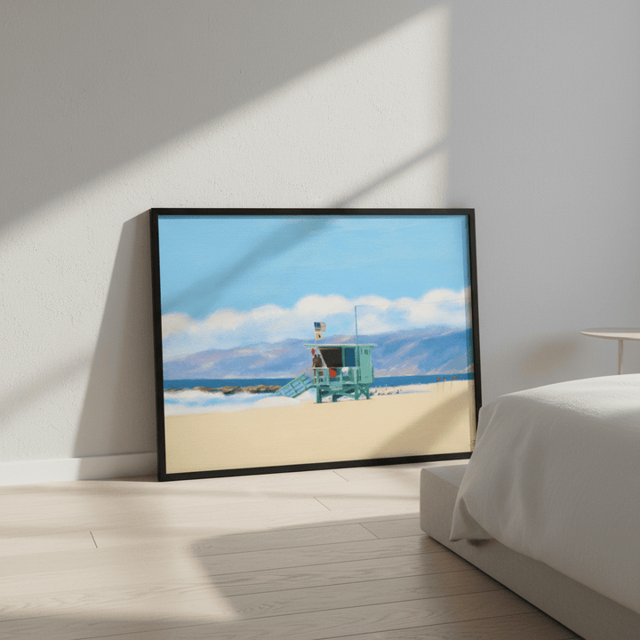 Lifeguard Tower Venice Beach by Ieva Baklane wall - art - picture - poster