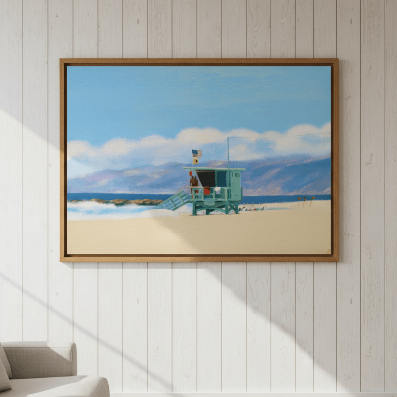 Lifeguard Tower Venice Beach by Ieva Baklane wall - art - picture - poster
