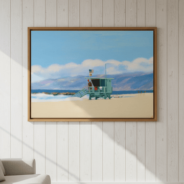 Lifeguard Tower Venice Beach by Ieva Baklane wall - art - picture - poster