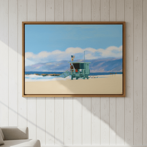 Lifeguard Tower Venice Beach by Ieva Baklane
