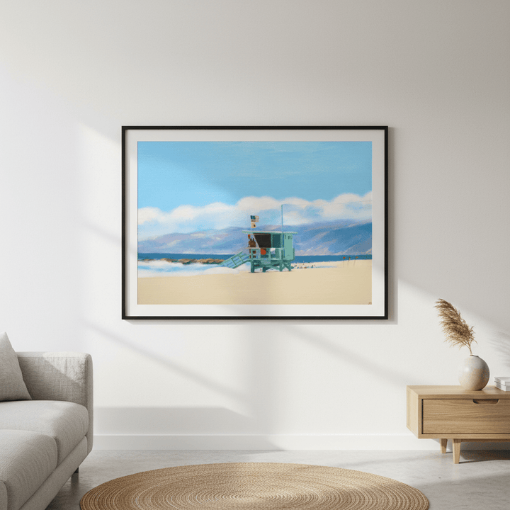 Lifeguard Tower Venice Beach by Ieva Baklane wall - art - picture - poster