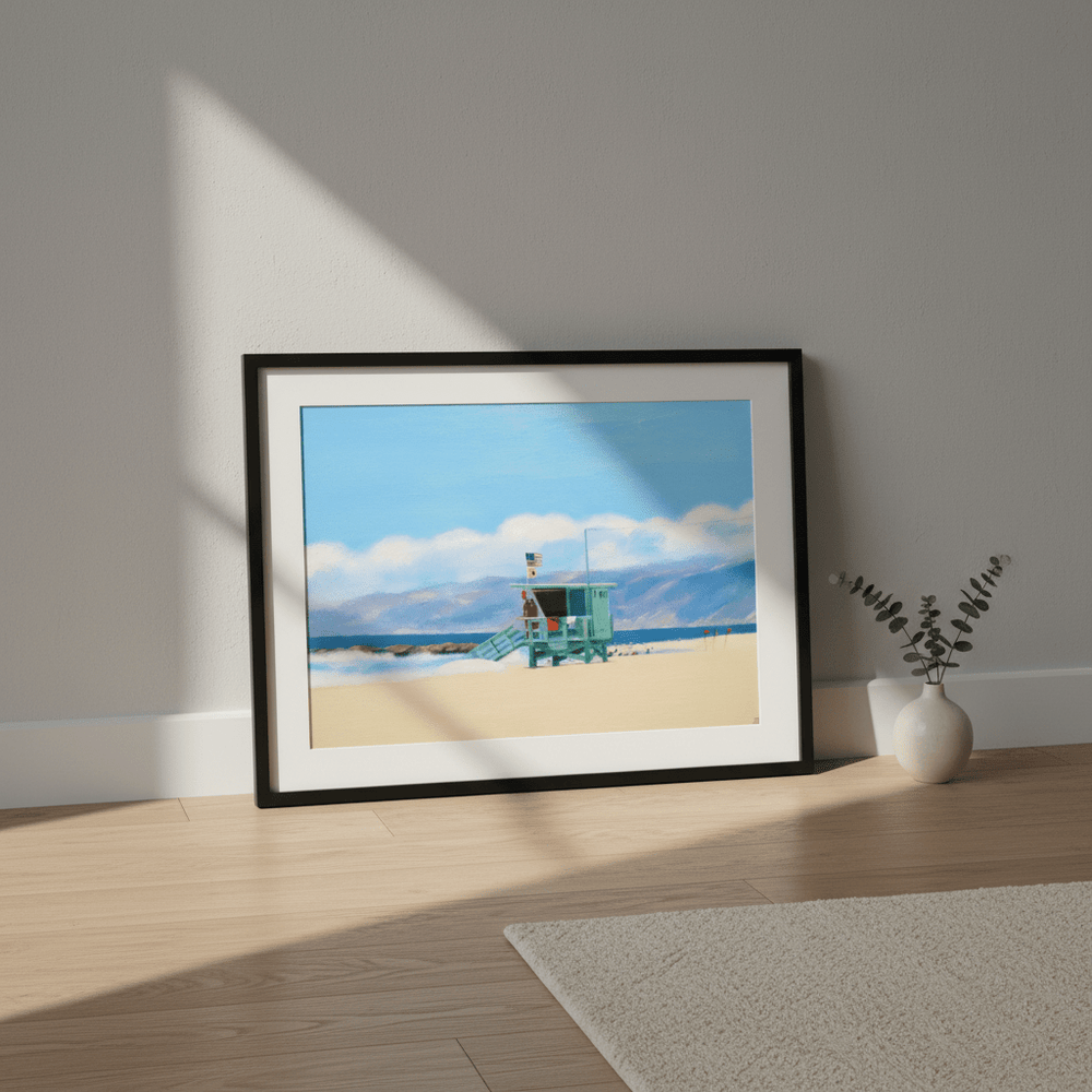 Lifeguard Tower Venice Beach by Ieva Baklane wall - art - picture - poster