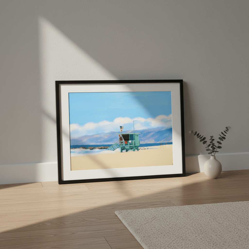 Lifeguard Tower Venice Beach by Ieva Baklane wall - art - picture - poster