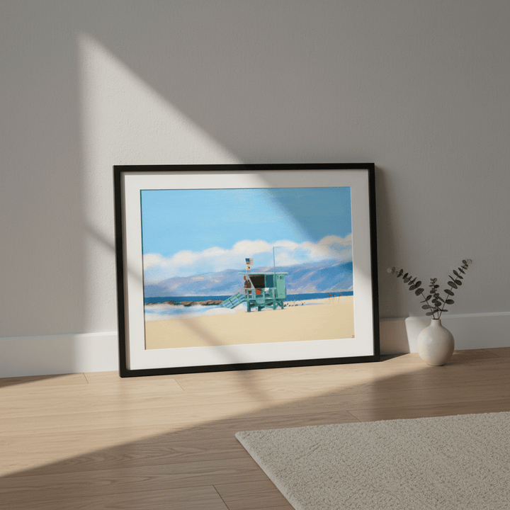Lifeguard Tower Venice Beach by Ieva Baklane wall - art - picture - poster