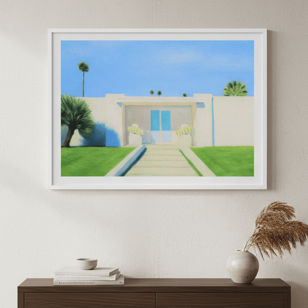 Light Blue Door by Ieva Baklane