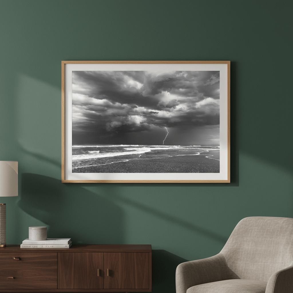 Lighting 90 Mile Beach by Nicole Hunter wall - art - picture - poster