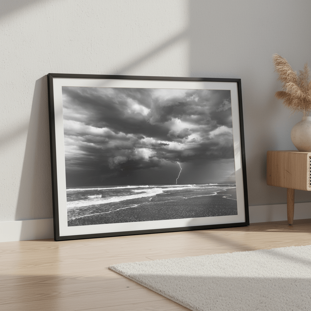 Lighting 90 Mile Beach by Nicole Hunter wall - art - picture - poster