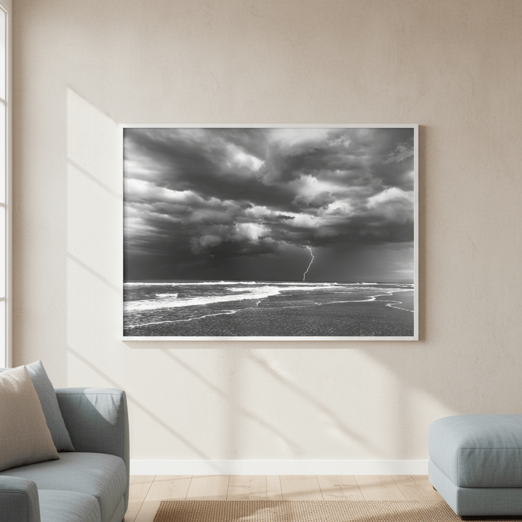 Lighting 90 Mile Beach by Nicole Hunter wall - art - picture - poster