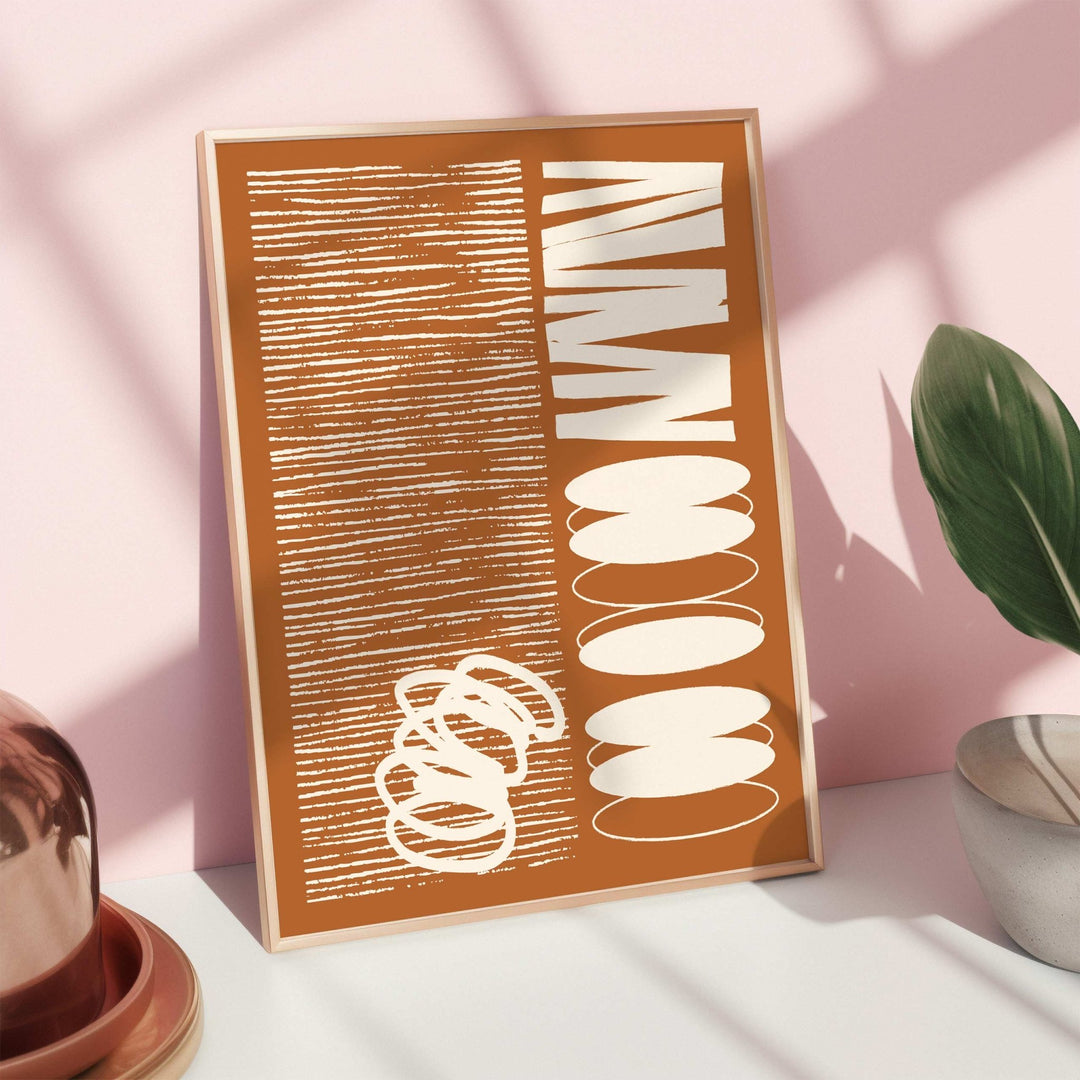 Line Language wall - art - picture - poster