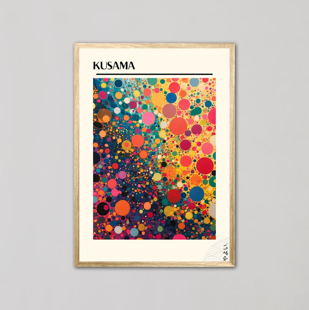 Linear Multicolour Infinity by Yayoi Kusama - Style My Wall