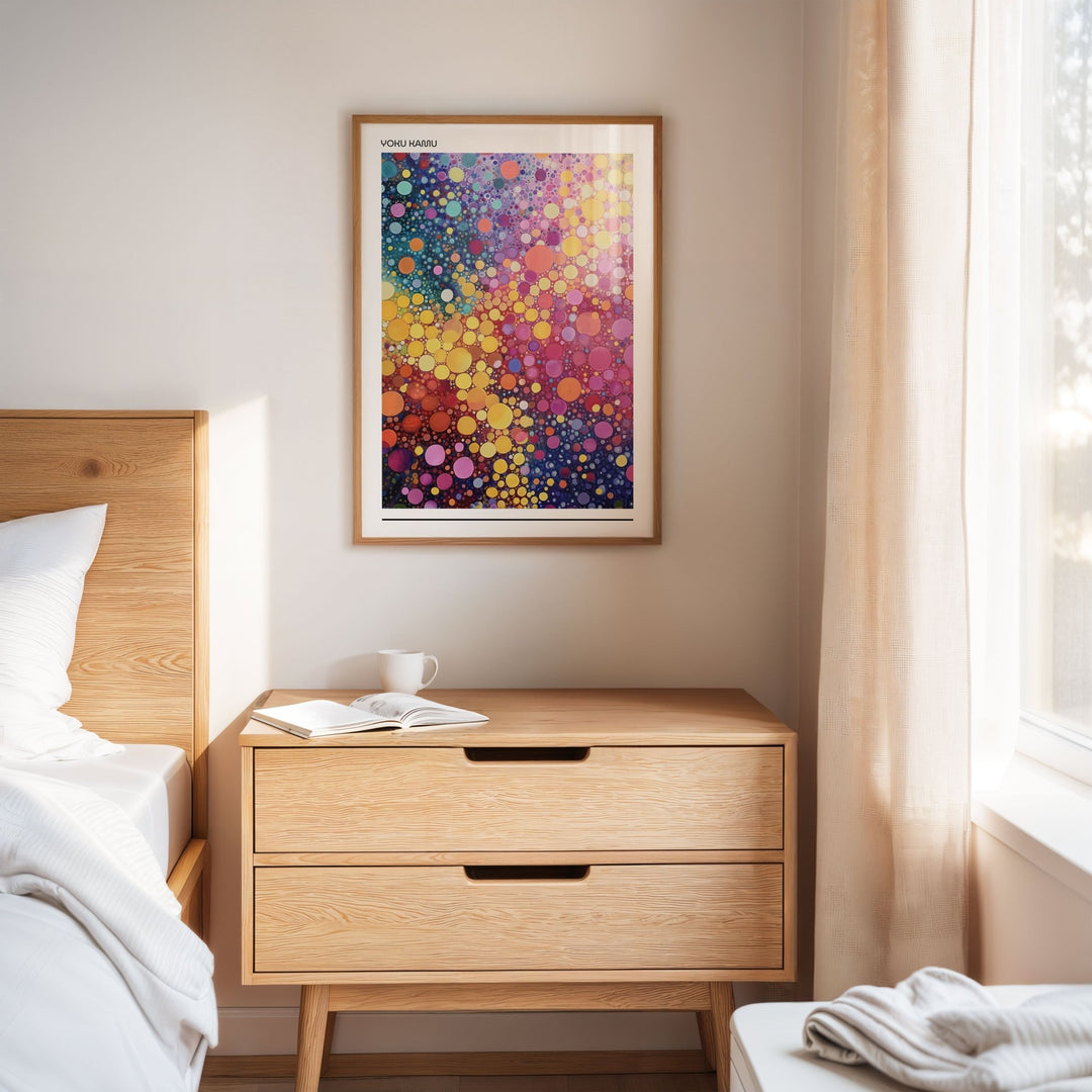 Linear Multicolour Infinity by Yoko Kamu wall - art - picture - poster