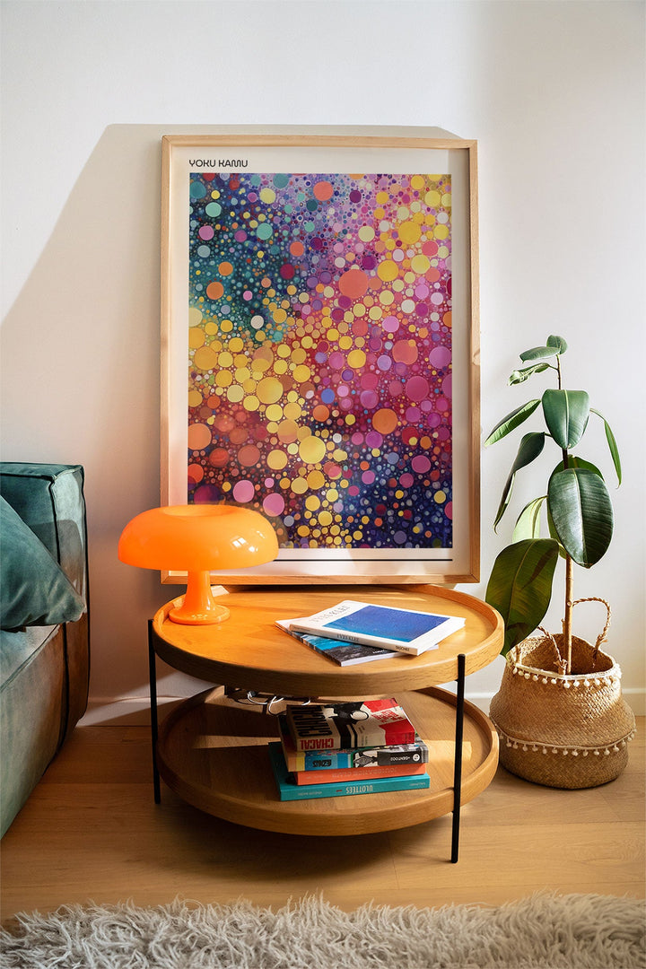 Linear Multicolour Infinity by Yoko Kamu wall - art - picture - poster