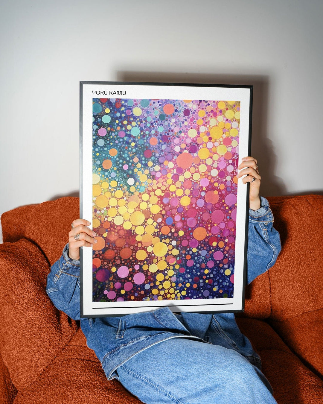 Linear Multicolour Infinity by Yoko Kamu wall - art - picture - poster