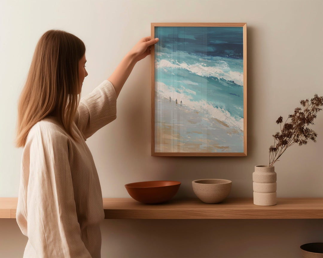 Lineup Serenity Coastal Wall Art Print wall - art - picture - poster