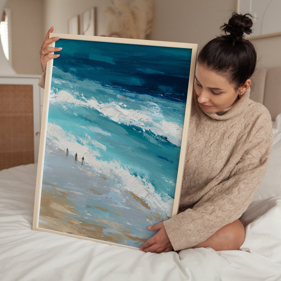 Lineup Serenity Coastal Wall Art Print wall - art - picture - poster