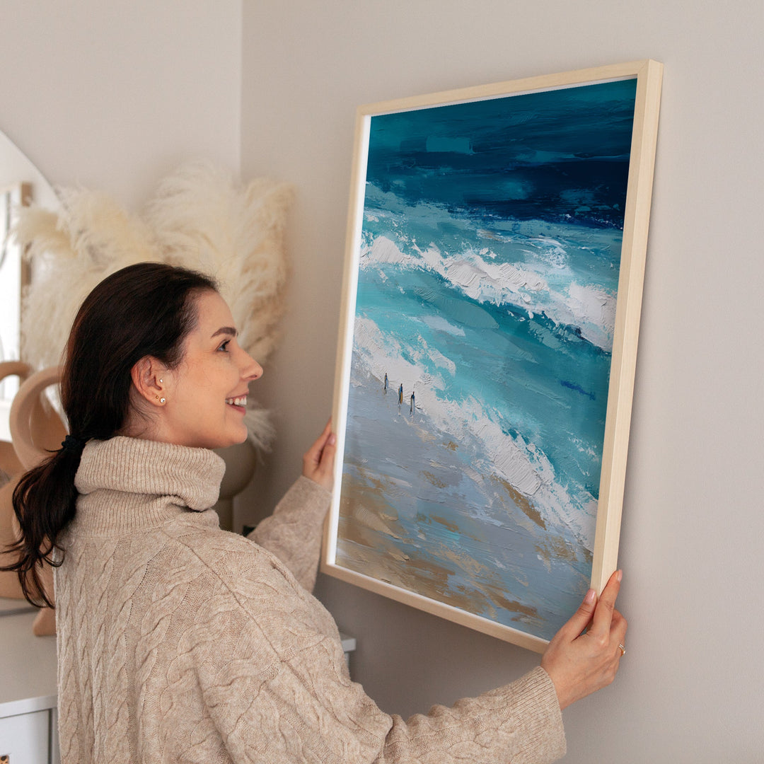 Lineup Serenity Coastal Wall Art Print wall - art - picture - poster