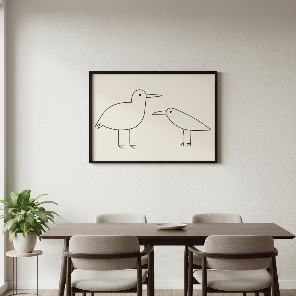 Little Chat by Silvia Visscher wall - art - picture - poster