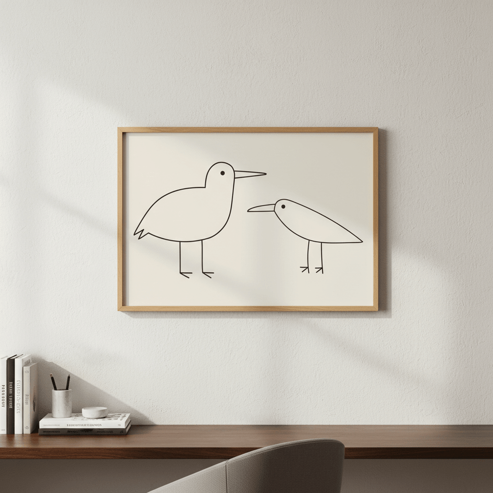 Little Chat by Silvia Visscher wall - art - picture - poster