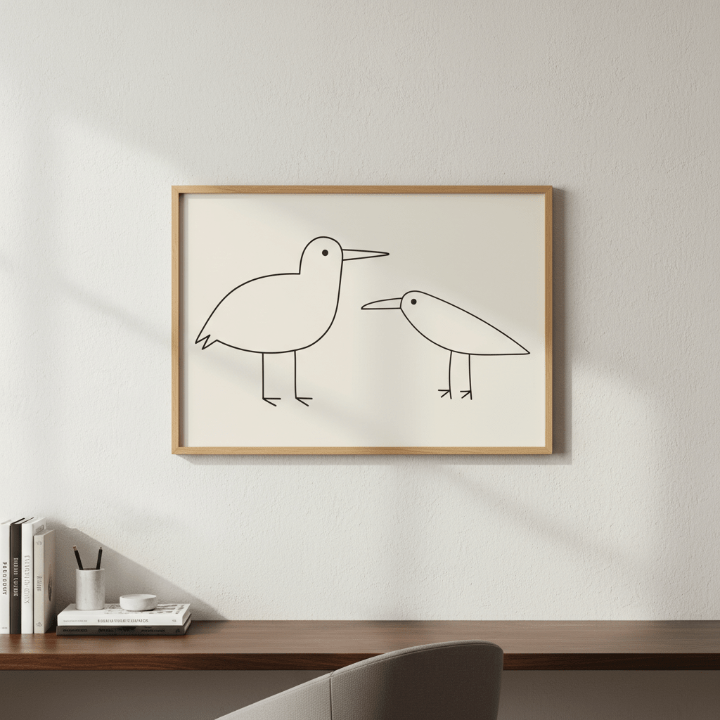 Little Chat by Silvia Visscher wall - art - picture - poster