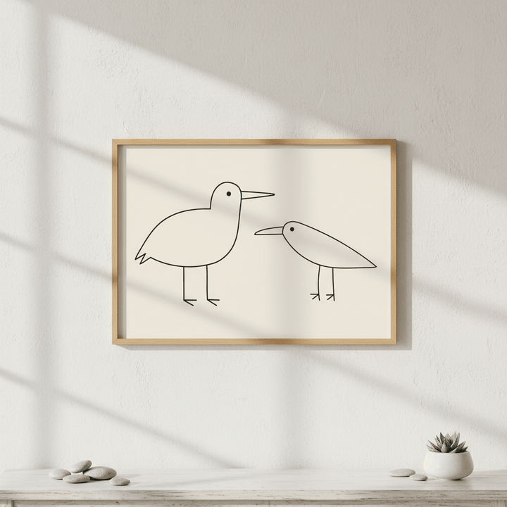 Little Chat by Silvia Visscher wall - art - picture - poster