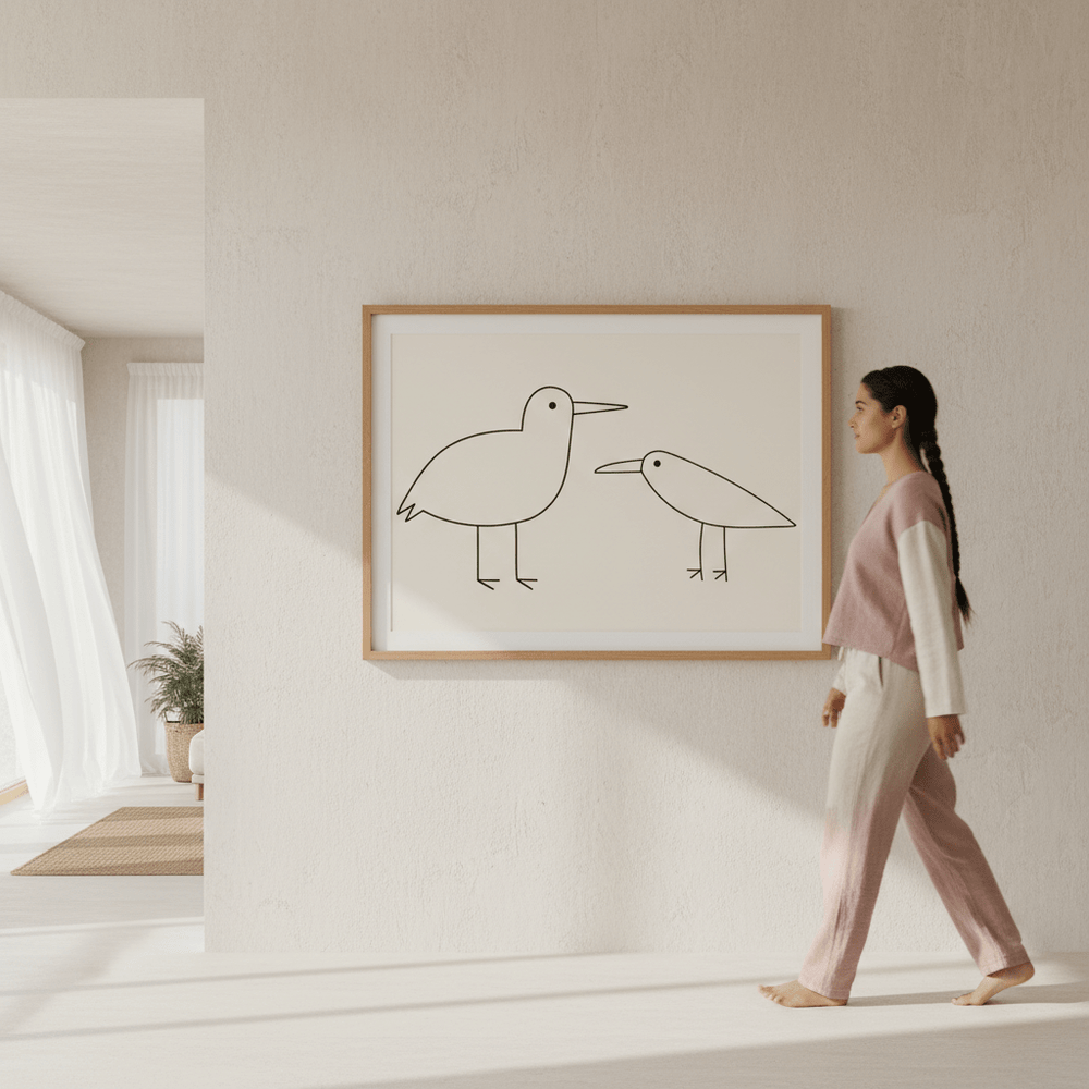 Little Chat by Silvia Visscher wall - art - picture - poster