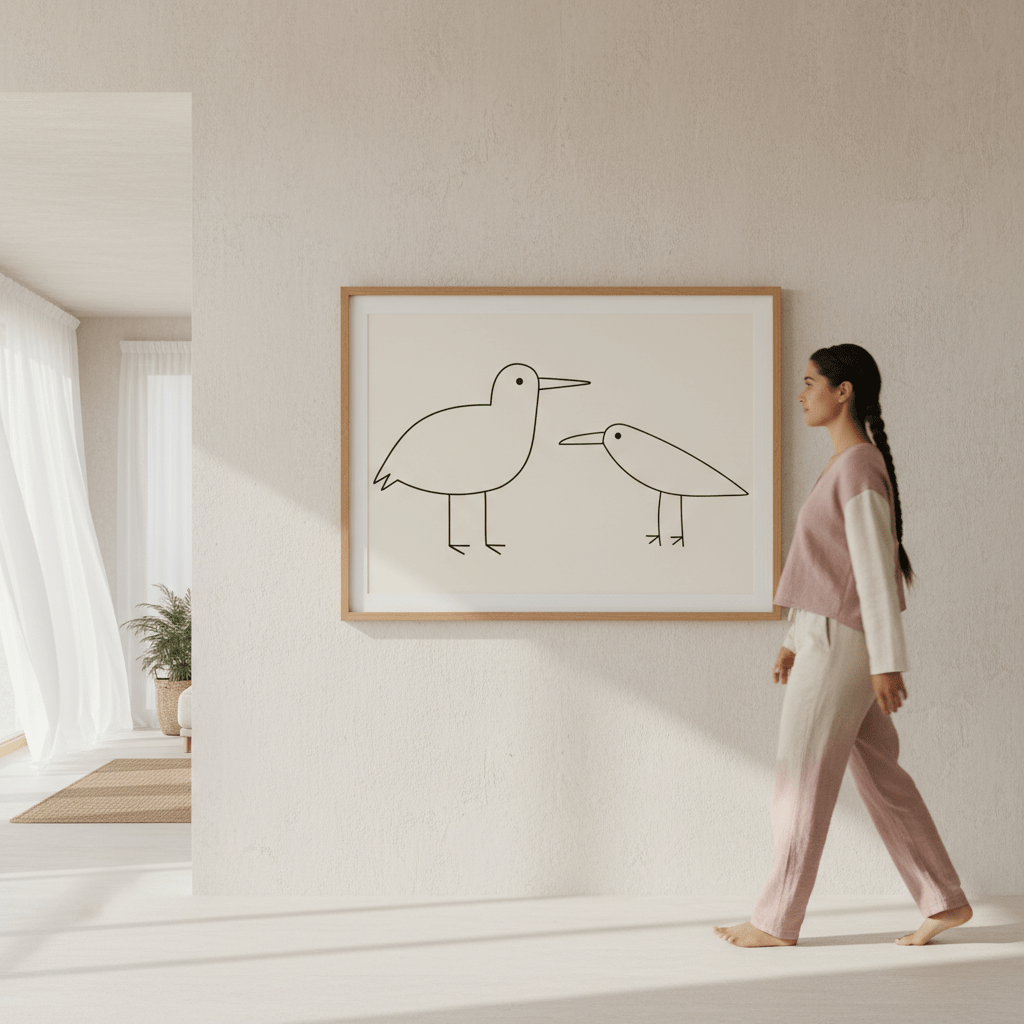 Little Chat by Silvia Visscher wall - art - picture - poster