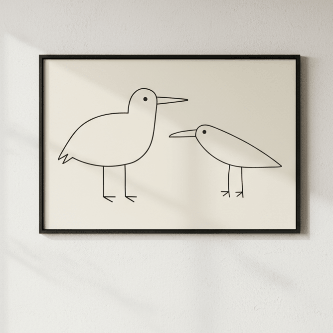 Little Chat by Silvia Visscher wall - art - picture - poster