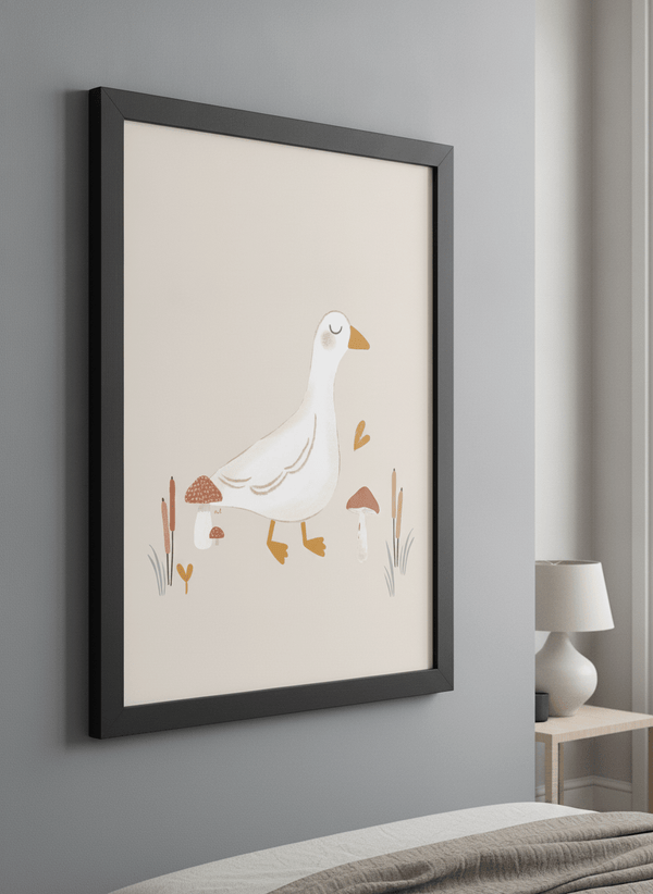 Little Goose By Menina Lisboa | Art & Canvas Print